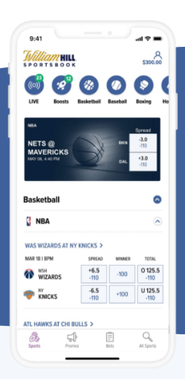 William Hill Betting App for Mobile Bets