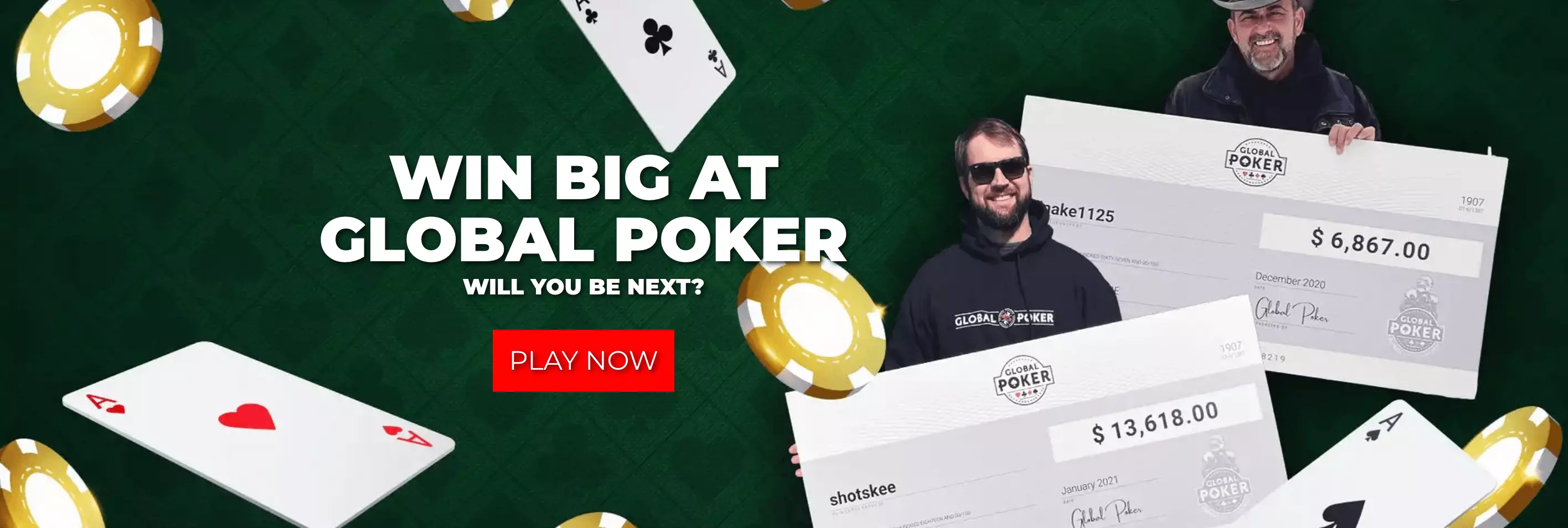 Use a Global Poker Promo Code for Play Poker Online for Free