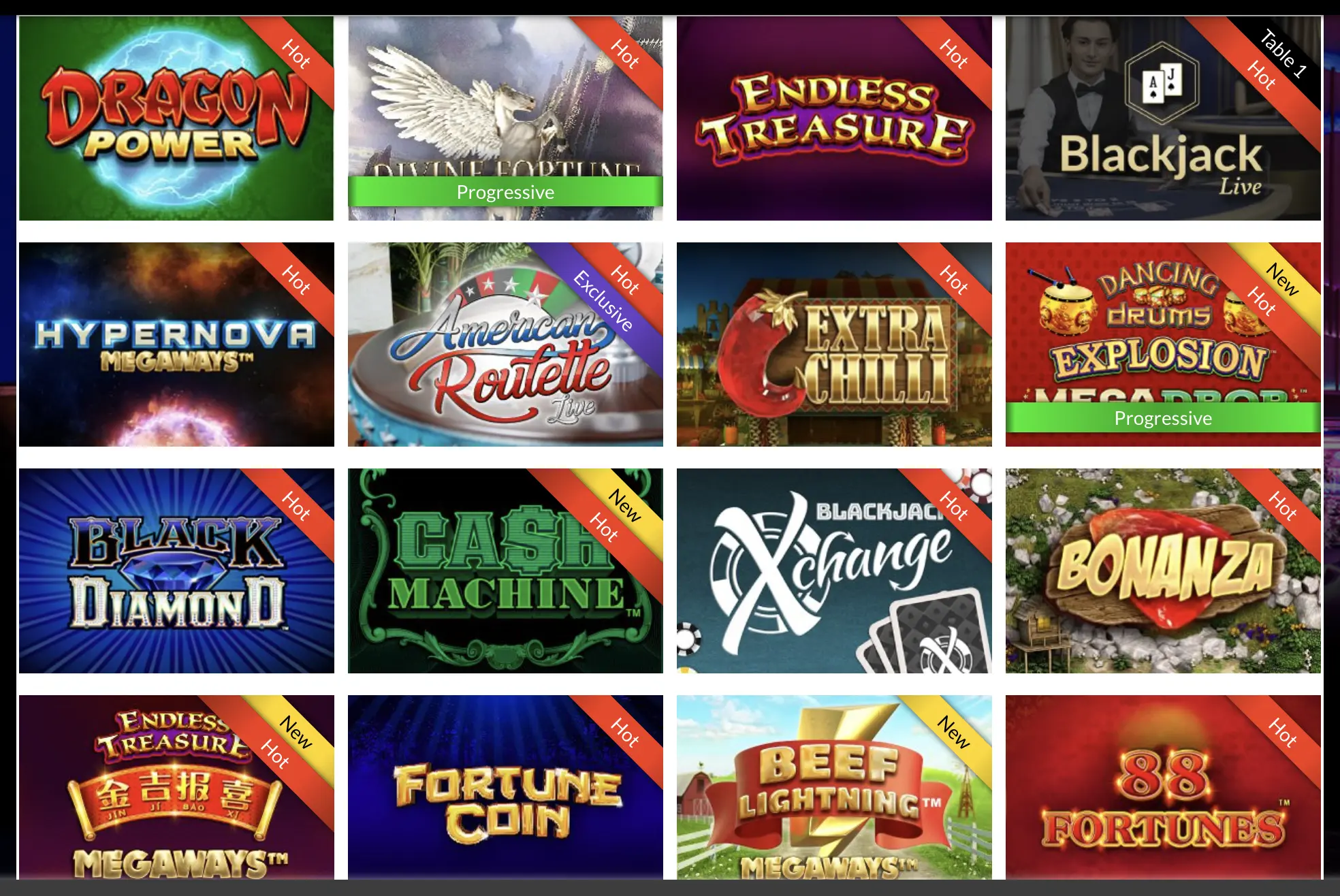 Hard Rock Online Casino Games Hard Rock Online Casino Game Selection