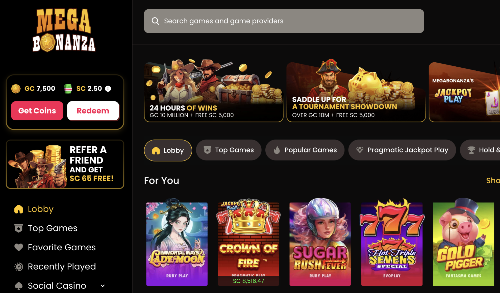Mega Bonanza Casino Promo Code | February 2026