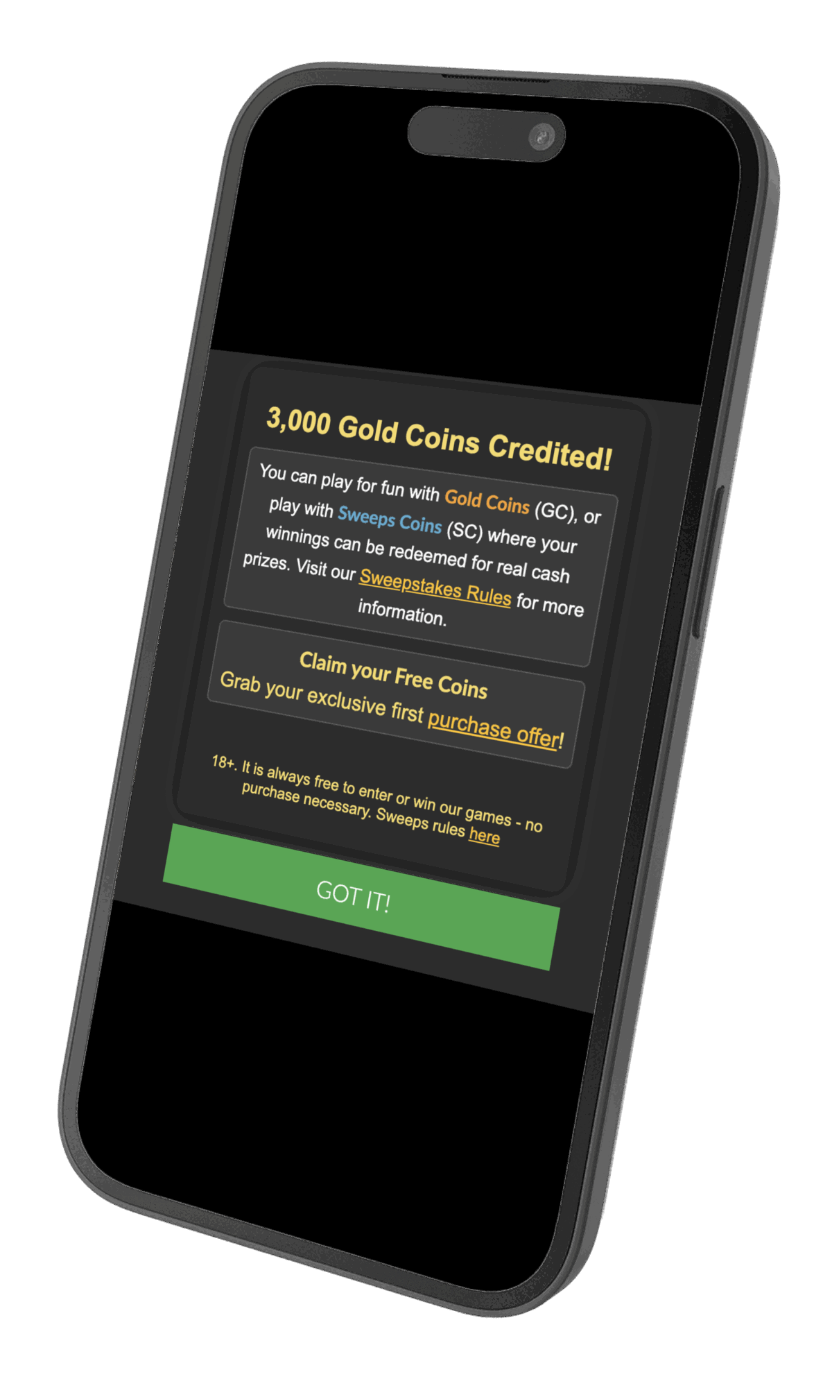 Spinfinite Casino Bonus Code | 60K GC, 40 Free SC + Infinity Wheel Spin